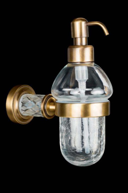Настенный диспенсер Boheme Murano Cristal (10912-CRST-BR) бронза