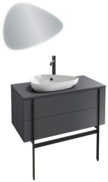 Тумба под раковину Jacob Delafon Nouvelle Vague 100 см, EB3040-M49, белый мягкий