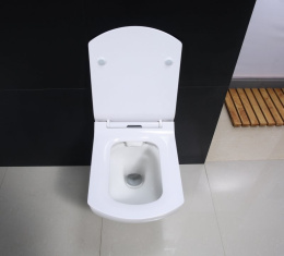 Подвесной унитаз BelBagno Carina BB514CHR, безободковый