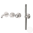 Смеситель для ванны Remer Element ET53D2PWBBO, белый матовый