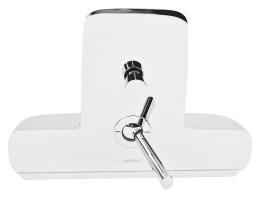 Смеситель для ванны Hansgrohe PuraVida (15472400) хром, белый