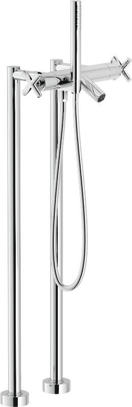 NOBILI Spring SP00010/2CR_AV00151/12CR Напольный смеситель для ванны (хром)