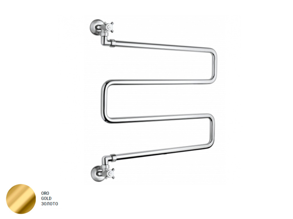 Фото Полотенцесушитель водяной Margaroli Vento 400SPGO