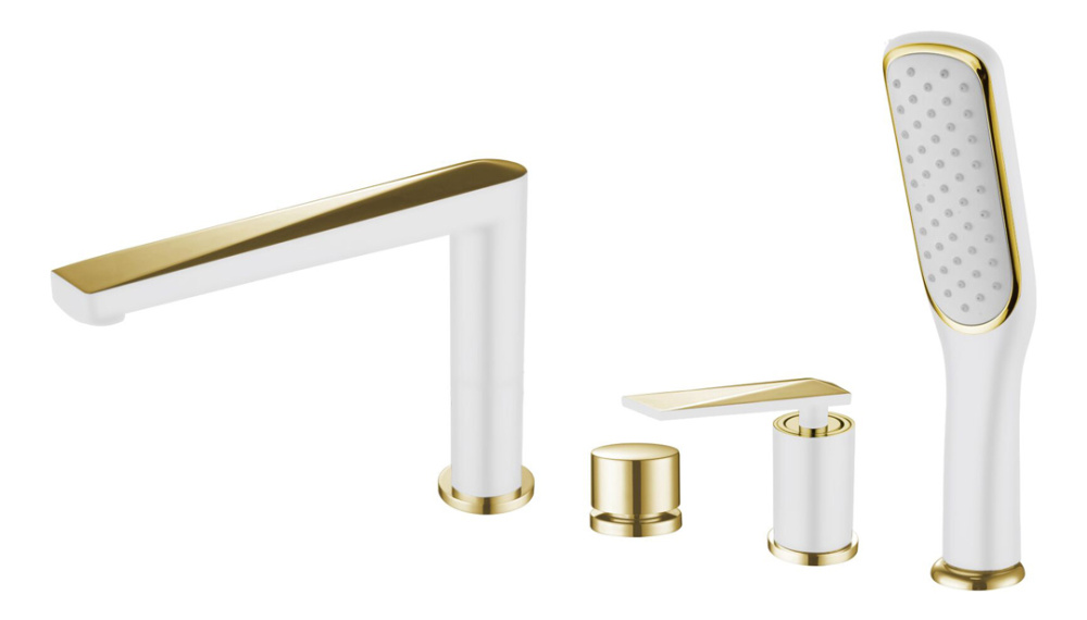 Фото Смеситель врезной Boheme Venturo (380-W) золото