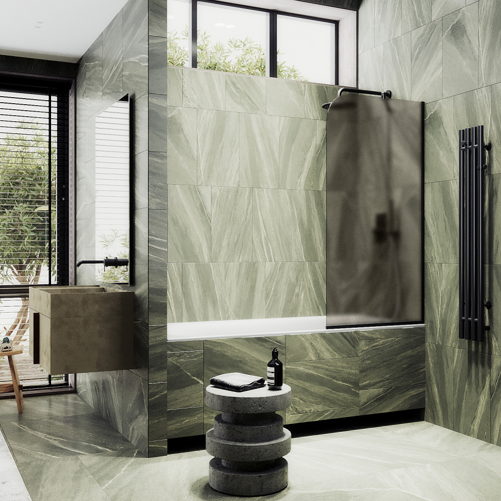 Фото Шторка на ванну Maybah Glass MGV-72-6у в узком профиле