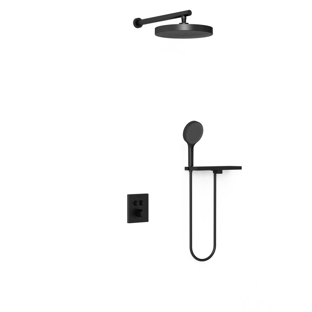 Душевой комплект Vincea (VSFW-3I21T2RMB) черный матовый