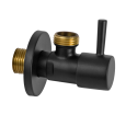 Запорный вентиль 1/2*1/2 Remer 128L1212NO, черный матовый