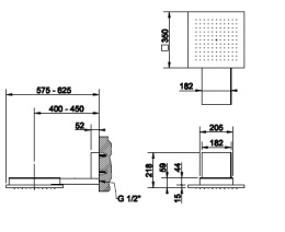 Фото Верхний душ Gessi Private Welness Minimali (32801#238) хром