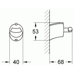 Крючок Grohe Tenso 40295000