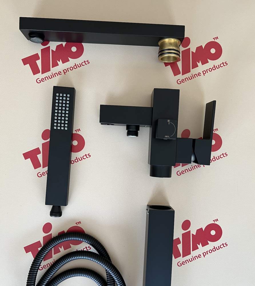 Фото Смеситель напольный для ванны с душем Timo Selene 2200/03Y-CR черный