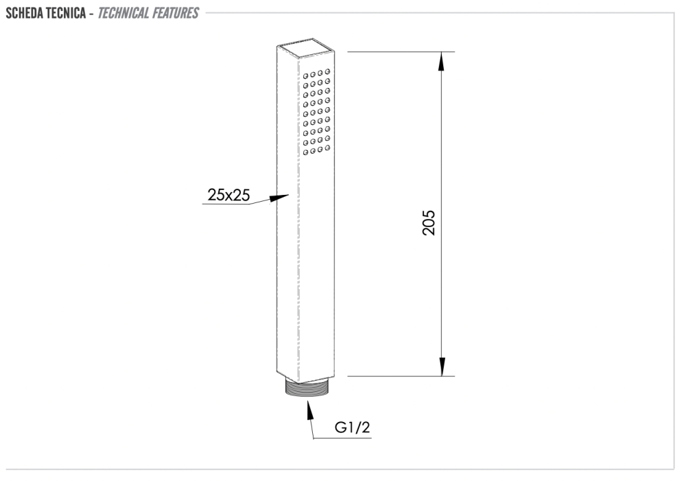 Фото Ручной душ Remer 317SDX