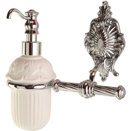 Migliore Elisabetta 17027 Дозатор жидкого мыла настенный, керамика хром