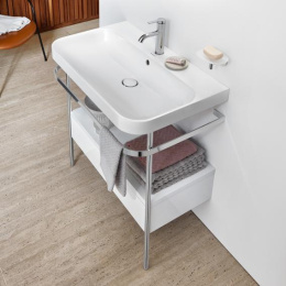 Консоль напольная с умывальником Duravit Happy D.2 Plus HP4842O2222, белый