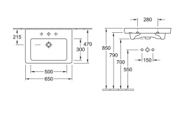 Фото Раковина накладная Subway 2.0 7113 FAR1
