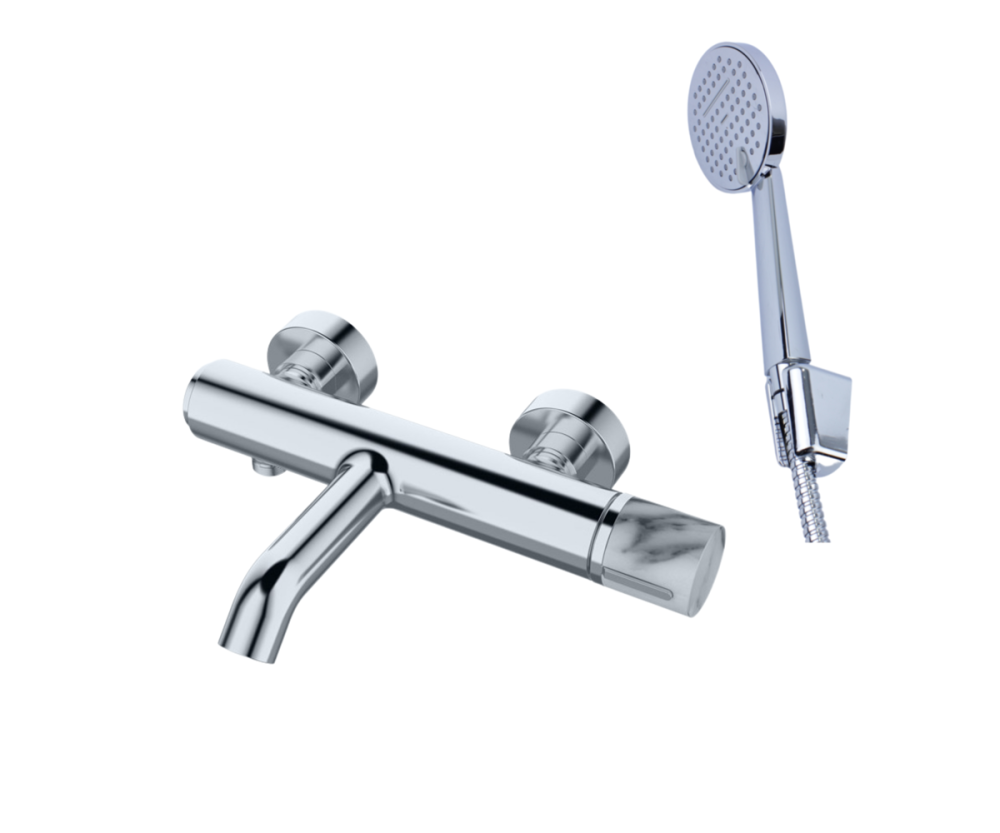 Фото Комплект для ванны Bronze de Luxe Focus (24603CM) хром