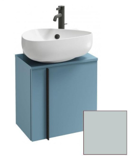 Тумба под раковину Jacob Delafon Nouvelle Vague 45 см, EB3045D-M50, цвет голубой шторм матовый, прав