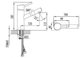 Creavit Ficus FC1198B Смеситель для раковины (синий)