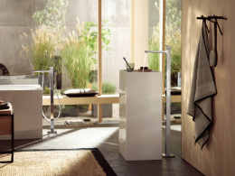 Смеситель для ванны и душа Hansgrohe Metropol (32532340) шлифованный черный хром