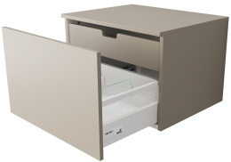 Velvex UNIQUE UNIT tpUNI.60.H40.Y.VY-215 Тумба подвесная выс. 40, выдв. ящик, внутр. ящик, бежевый ш