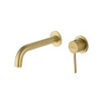 Смеситель для раковины встраиваемый Wonzon&Woghand Stick (WW-88869017-BG) Золото