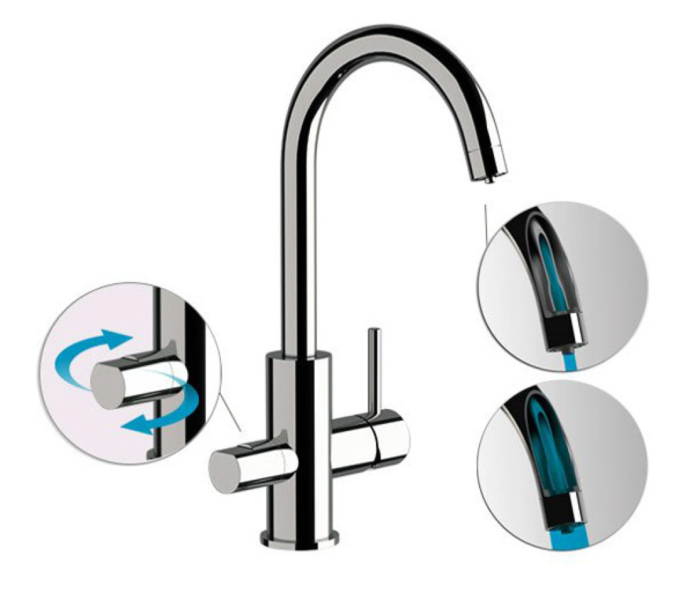 Фото Cмеситель для кухни Remer X Style N792DW