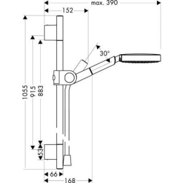 Hansgrohe Axor Urquiola 27986000 Душевой набор