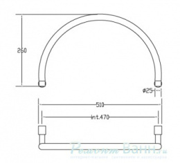 Фото Полотенцесушитель водяной Margaroli Sole с аркой 442-6 4424706OBNA, старая бронза