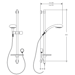 Душевой гарнитур Ideal Standard (L6830AA)