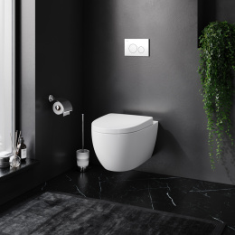 Инсталляция + унитаз + клавиша Am.Pm Awe (IS49001.111738) белый, синий