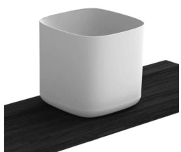 Фото Раковина накладная Scarabeo Moon 5503 белый