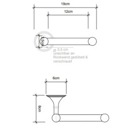 Держатель туалетной бумаги Decor Walther Classic (0510720) золото