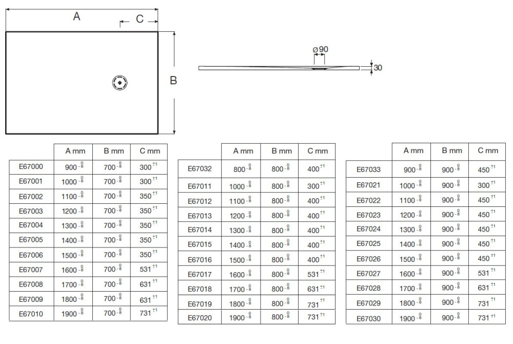 Поддон Jacob Delafon Singulier E67027-MGZ, 160 x 90 см, материал Neoroc с антискользящим покрытием, 