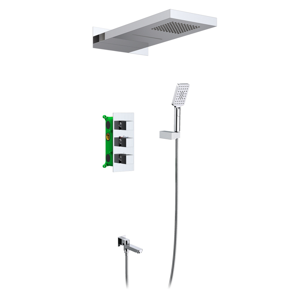 Фото Душевая система встроенная с термостатом Timo Petruma SX-5079/00SM хром