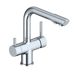 Фото Koller Pool Design Plus DS09000F Высокий смеситель для кухни с подключением к фильтру с питьевой вод