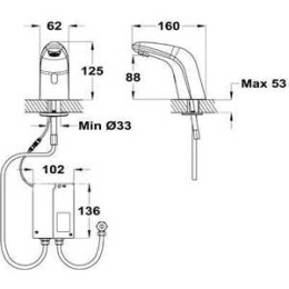 Фото Teka Tektronic 753000400 Смеситель для раковины