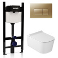 KIT VSMG 5486 Slim P1 Комплект инсталляции 4 в 1, WINNER S BLOCK VS0853202, унитаз MEG11PRO 5486, кр