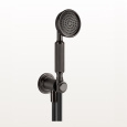 Душевой набор Gessi VENTI20 65123#707, Black Metal Brushed PVD