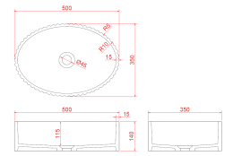 Раковина Boheme (878-WG)