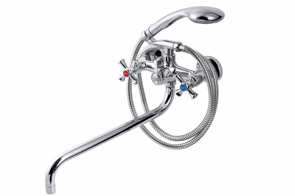 Фото Смеситель для ванны с душем FAUZT FZs-435-07 тип См-ВУДРНШлА