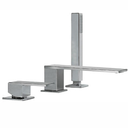 Фото Tres Cuadro 00616105 Смеситель на борт ванны (хром)