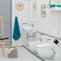 Биде подвесное ArtCeram File (FLB001 16 00) синий