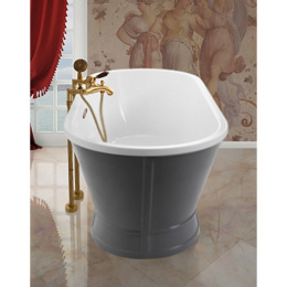 Акриловая ванна 168x78 BelBagno (BB35), округлая