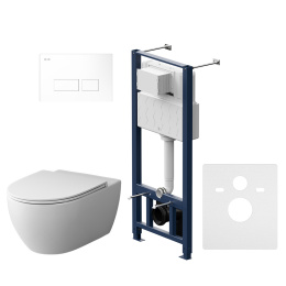 Инсталляция с подвесным унитазом Am.Pm Awe (IS47001.111700) белый