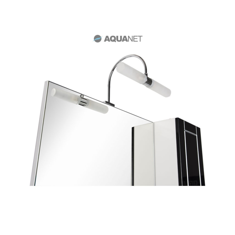 Мебель для ванной Aquanet Честер 75 черный/серебро