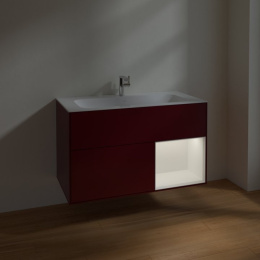 Villeroy Boch Finion F040MTHB Тумба под раковину 996х498 мм (white matt/peony matt)