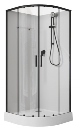 Фото Душевая кабина 80x80x202 Aquanet (00281984) Без гидромассажа, Акрил, Поддон низкий