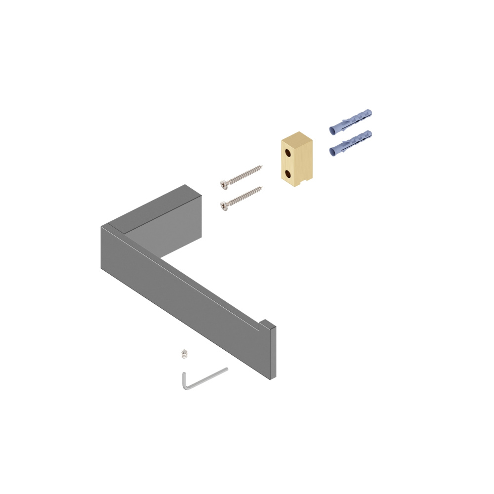 Фото Бумагодержатель Timo Petruma 15241/18 черное золото