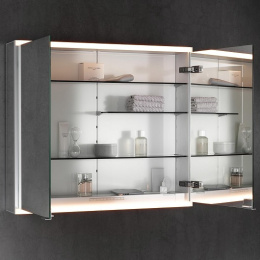 Зеркальный шкаф Keuco Royal Modular 2.0 800211080100200, алюминий серебристый анодированный