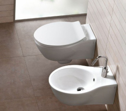 Фото Биде подвесное Hatria Nido (YXNI01) белый