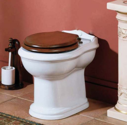 Унитаз приставной Azzurra Jubilaeum JUVCTPB00000BI/(JUB100/P bi) без бачка и сиденья